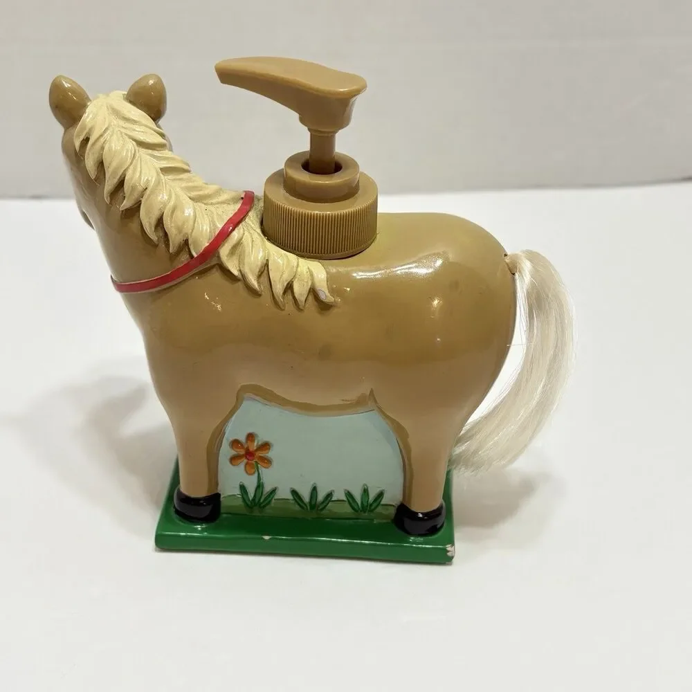 Vintage Ceramic Horse Shaped Hand Soap Dispenser
